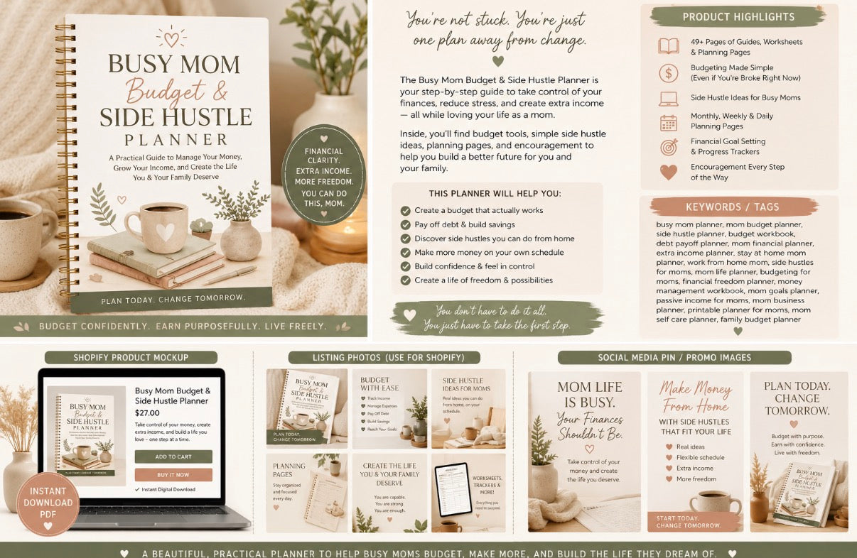 A Planner For Moms Trying to Get Ahead Without Burnout